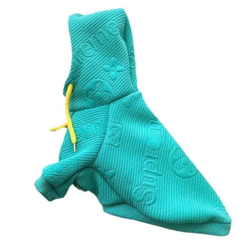 Haine pentru câini Toamnă și iarnă Schnitzer Than Teddy Bear Haine pentru câini de dimensiuni mici și mijlocii pentru pisici Hanorac subțire în stil occidental cu glugă