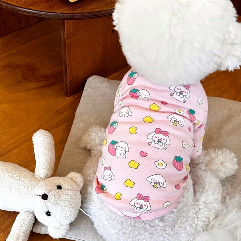 Bixin Pets Botting Krekls Suņu apģērbs Rudens Tedijs Bišons Jorkšīras Pomerānijas Kaķēns Kaķis Rudens un ziemas apģērbs