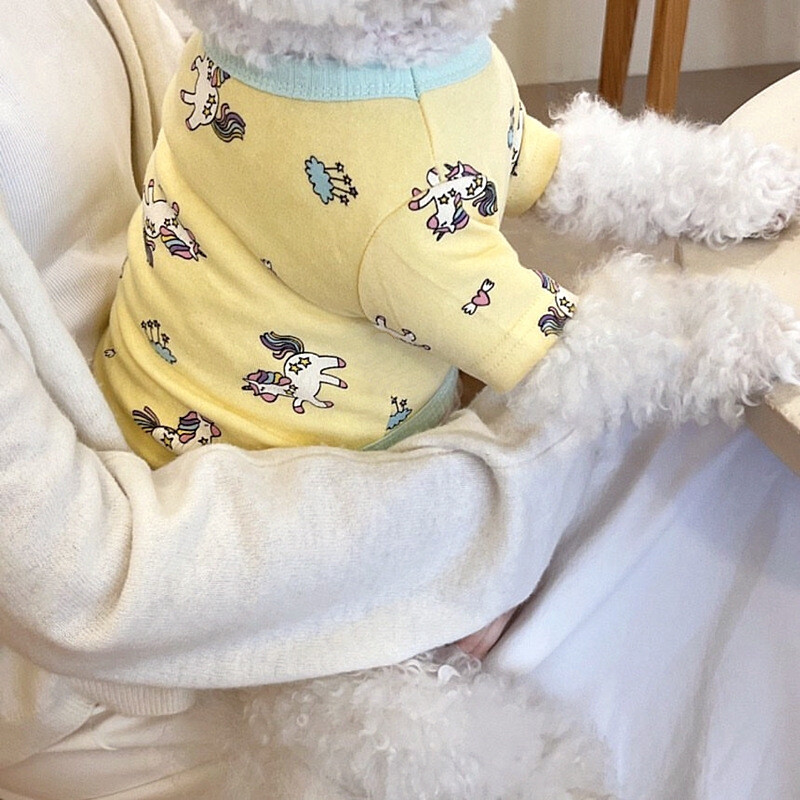 Bixin Pets Botting Krekls Suņu apģērbs Rudens Tedijs Bišons Jorkšīras Pomerānijas Kaķēns Kaķis Rudens un ziemas apģērbs