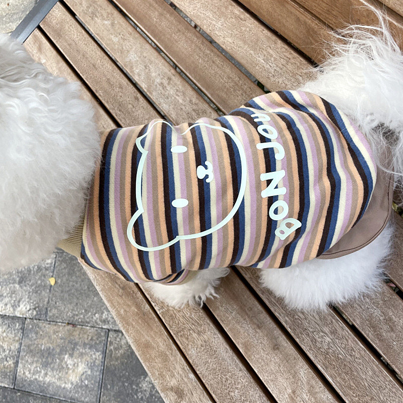 Bixin Pets Botting Krekls Suņu apģērbs Rudens Tedijs Bišons Jorkšīras Pomerānijas Kaķēns Kaķis Rudens un ziemas apģērbs