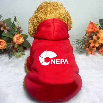 Kisállatruházat Kutya tavaszi és őszi viselet, vastagított termikus kapucnis kapucnis pulóver, kis nyakú, közepes méretű kutyáknak