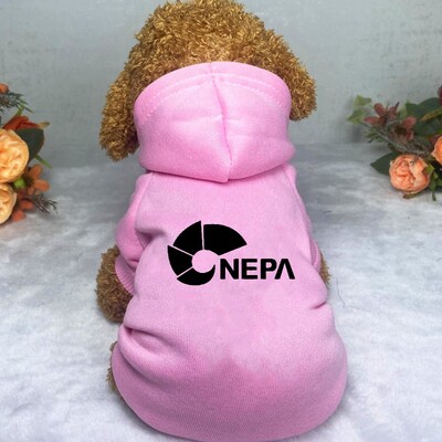 Kisállatruházat Kutya tavaszi és őszi viselet, vastagított termikus kapucnis kapucnis pulóver, kis nyakú, közepes méretű kutyáknak