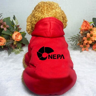 Kisállatruházat Kutya tavaszi és őszi viselet, vastagított termikus kapucnis kapucnis pulóver, kis nyakú, közepes méretű kutyáknak