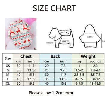 Суичър за кучета Кученце Котка Пуловер Домашни любимци Коледа Малко куче Суичър Палто Зимни топли дрехи за домашни любимци за булдог Чихуахуа