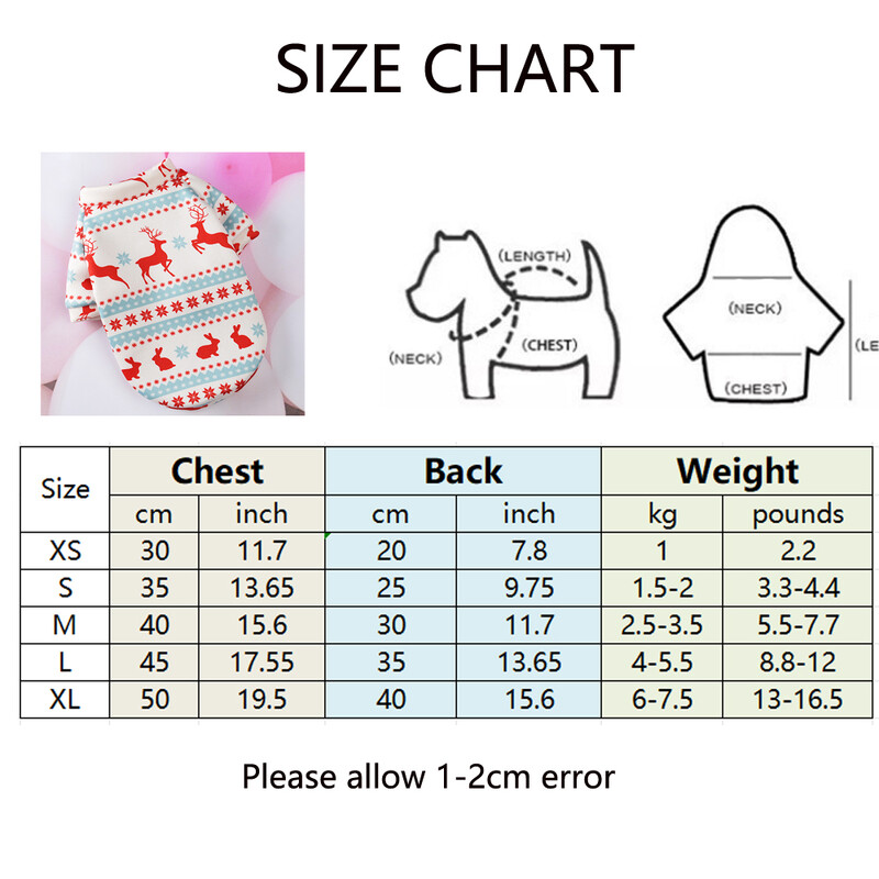 Hanorac pentru câini Cățeluș Pisică Pulover Animale de companie de Crăciun Hanorac pentru câini mici Haina de iarnă Haine calde pentru animale de companie pentru Bulldog Chihuahua