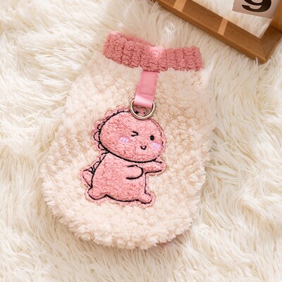 Hanorace pentru câini de toamnă haine calde de pluș pentru câini Pulovere pentru cățeluș cu imprimeu la modă, drăguț, moale, pentru pisici, pulover pentru animale de companie, haine pentru câini chihuahua