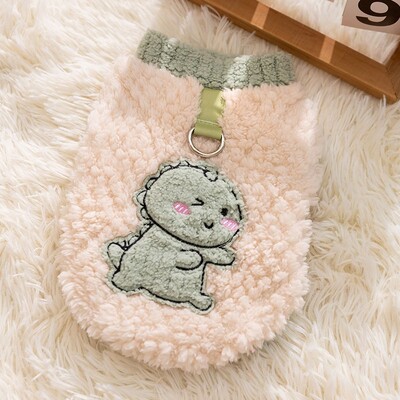 Hanorace pentru câini de toamnă haine calde de pluș pentru câini Pulovere pentru cățeluș cu imprimeu la modă, drăguț, moale, pentru pisici, pulover pentru animale de companie, haine pentru câini chihuahua