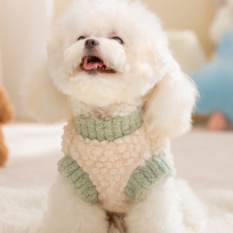 Hanorace pentru câini de toamnă haine calde de pluș pentru câini Pulovere pentru cățeluș cu imprimeu la modă, drăguț, moale, pentru pisici, pulover pentru animale de companie, haine pentru câini chihuahua