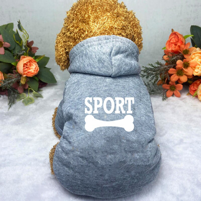 Drabužiai šunims Naminių gyvūnėlių drabužiai Populiari mada Hoodie Vidutinio ir mažo augintinio drabužiai Kasdieniai šilti drabužiai šunims