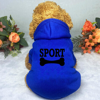 Drabužiai šunims Naminių gyvūnėlių drabužiai Populiari mada Hoodie Vidutinio ir mažo augintinio drabužiai Kasdieniai šilti drabužiai šunims