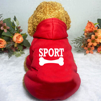 Drabužiai šunims Naminių gyvūnėlių drabužiai Populiari mada Hoodie Vidutinio ir mažo augintinio drabužiai Kasdieniai šilti drabužiai šunims