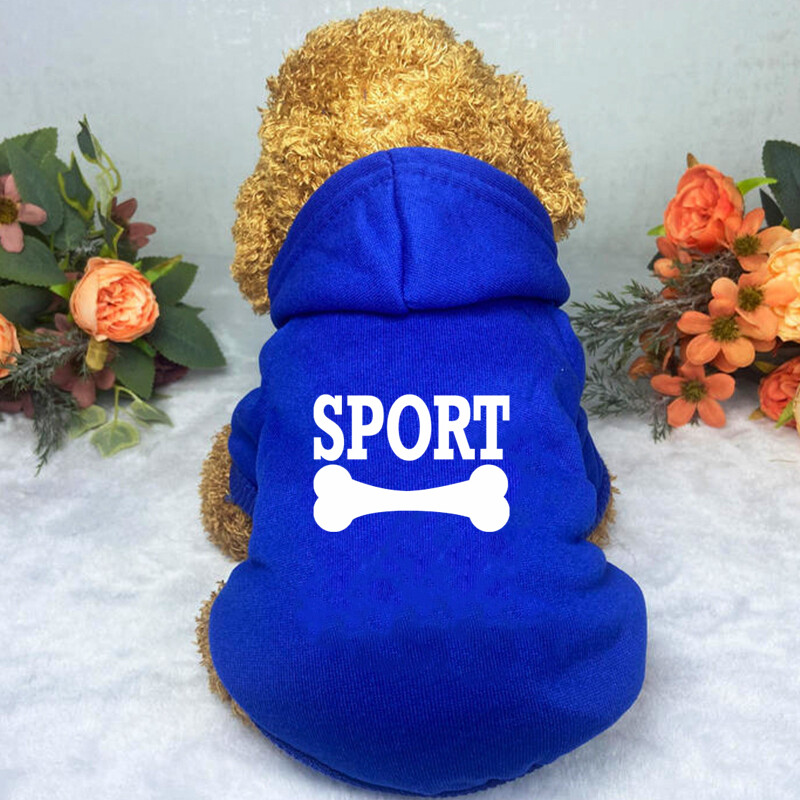 Drabužiai šunims Naminių gyvūnėlių drabužiai Populiari mada Hoodie Vidutinio ir mažo augintinio drabužiai Kasdieniai šilti drabužiai šunims