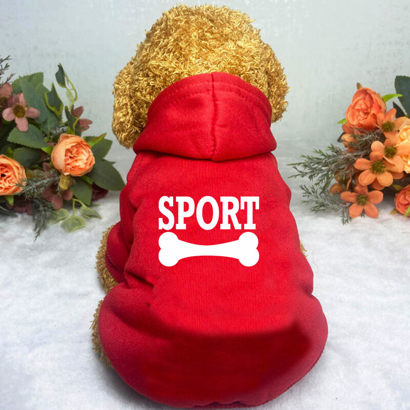 Drabužiai šunims Naminių gyvūnėlių drabužiai Populiari mada Hoodie Vidutinio ir mažo augintinio drabužiai Kasdieniai šilti drabužiai šunims