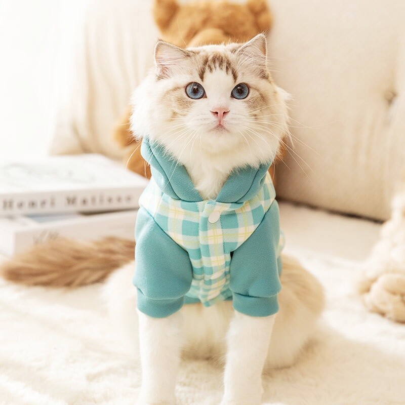 Žieminis minkštas šunų megztinis su gobtuvu šuniuko striukė mažiems ir vidutiniams šunims augintinio paltas Čihuahua Yorkie augintinio kostiumas Prancūzų buldogo paltas