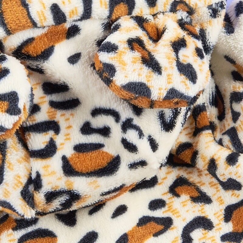 Kisállat ruhák kutyáknak és macskáknak kapucnis flanellel Meleg és kényelmes A sapka két kis füle díszíti Egyszerű és gén