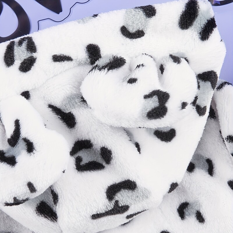 Kisállat ruhák kutya macska pulóver kényelmes és meleg ruhák foltokkal aranyos rajzfilm bársony