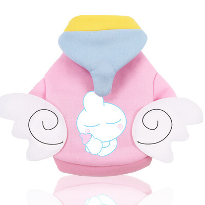 Rochie pentru câini de lux Haine drăguță rață galbenă pentru câini de talie mică, mijlocie, malteză, toamnă iarnă, haine calde pentru animale de companie.