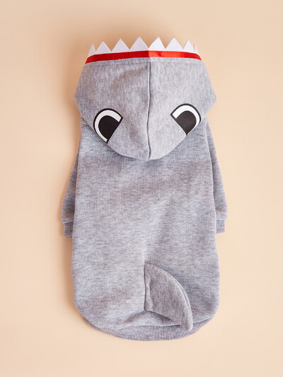 Tkanina za pse za male pse Kostim Štene morskog psa s psom Odjeća za kućne ljubimce Meka odjeća za cosplay odjeću