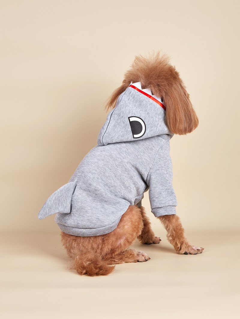 Tkanina za pse za male pse Kostim Štene morskog psa s psom Odjeća za kućne ljubimce Meka odjeća za cosplay odjeću