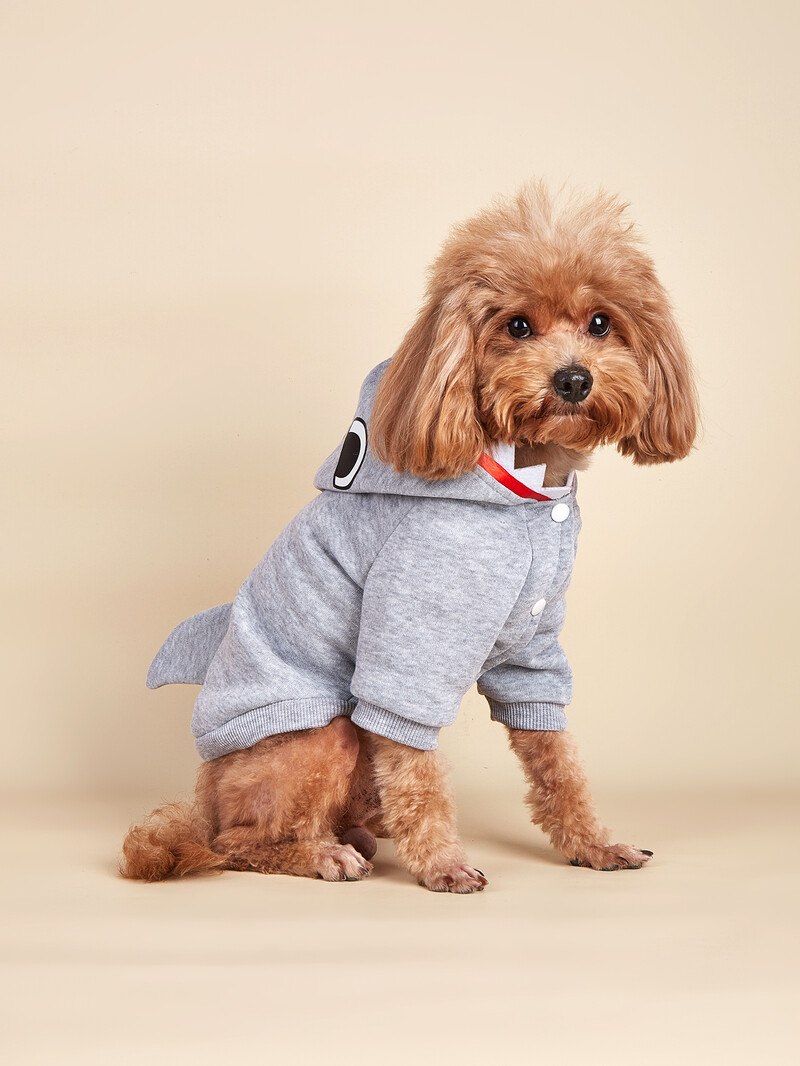 Tkanina za pse za male pse Kostim Štene morskog psa s psom Odjeća za kućne ljubimce Meka odjeća za cosplay odjeću