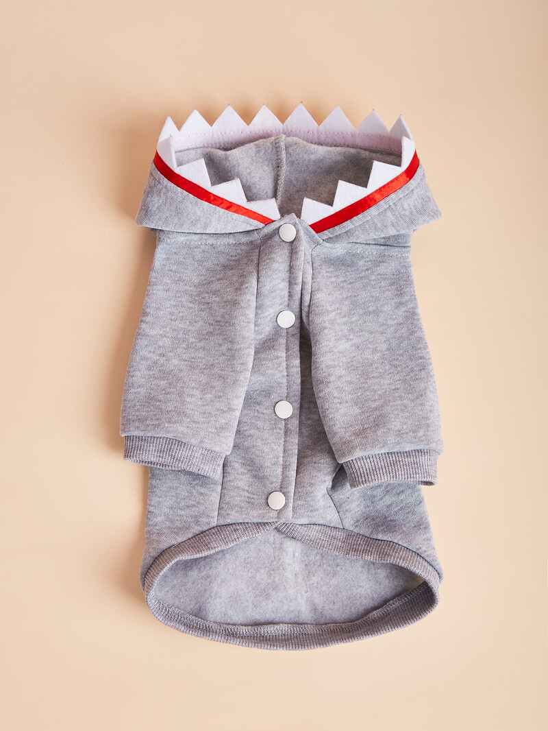 Tkanina za pse za male pse Kostim Štene morskog psa s psom Odjeća za kućne ljubimce Meka odjeća za cosplay odjeću