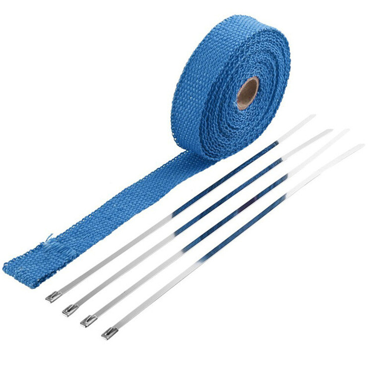 Bananų audinio izoliacijos diržas, aukštai temperatūrai atsparus audinys, modifikuotas automobiliams izoliacinis diržas, motociklų išmetimo vamzdžio medvilnės izoliacija