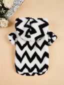 Šunų megztiniai šuniukai su banguotomis linijomis marginti megztiniai, skirti mažam vidutiniam šuniui, minkšti ir šilti marškinėliai šunų pižamos apranga augintiniui