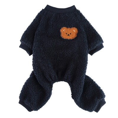 Haine moale și caldă pentru câini mici, iarnă pentru cățeluș, haină groasă, jachetă pisică, cămașă cu gât rotund, cu cataramă cu șnur, accesorii medii pentru câini de companie