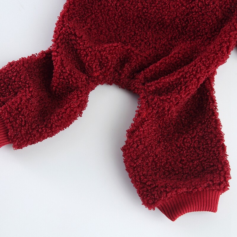 Haine moale și caldă pentru câini mici, iarnă pentru cățeluș, haină groasă, jachetă pisică, cămașă cu gât rotund, cu cataramă cu șnur, accesorii medii pentru câini de companie