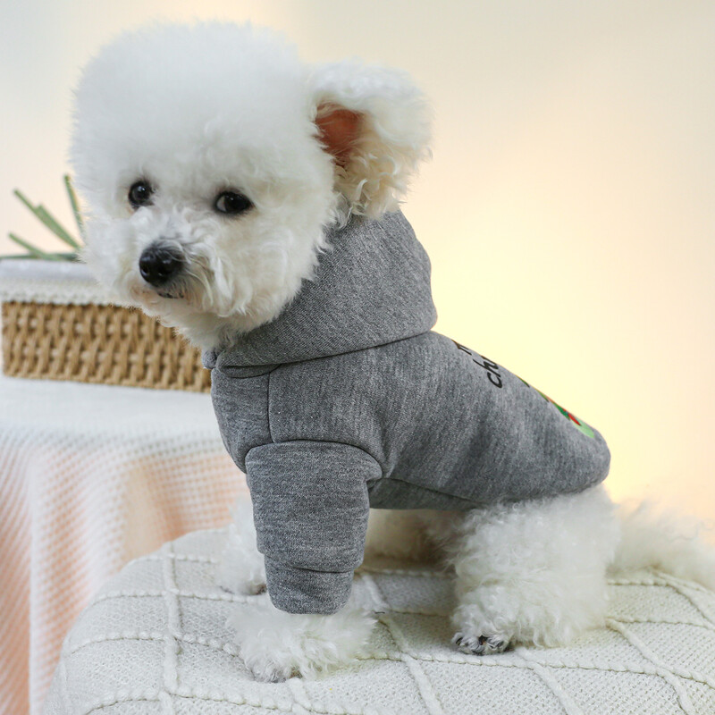 1 db kisállat ruházat karácsonyfa Fried Dough Twist pulóver, kapucnis pulóver kis és közepes méretű kutyák számára