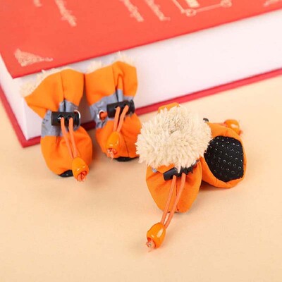 4tk Libisemisvastased kutsikakingad Lemmikloomakaitse Pehme tallaga lemmikloomajalatsid Talvised veekindlad eelkõndijad Pehmed tarvikud Lemmikloomakäppade hooldustarbed