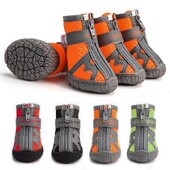 Tinkliniai kvėpuojantys batai šunims mažiems šunims Neslystantys guminiai padai šunų batai šuniukams Lauko naminių gyvūnėlių sportbačiai vaikščioti pėsčiomis