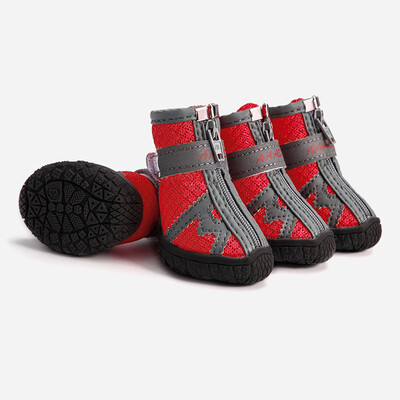 Tinkliniai kvėpuojantys batai šunims mažiems šunims Neslystantys guminiai padai šunų batai šuniukams Lauko naminių gyvūnėlių sportbačiai vaikščioti pėsčiomis