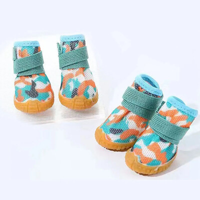 Viso sezono šunų batai, nepralaidūs vandeniui, kvėpuojantys batai mažiems šunims Batai Batai Letenų apsauga Šuniukų Batai Batai Neslystantis padas