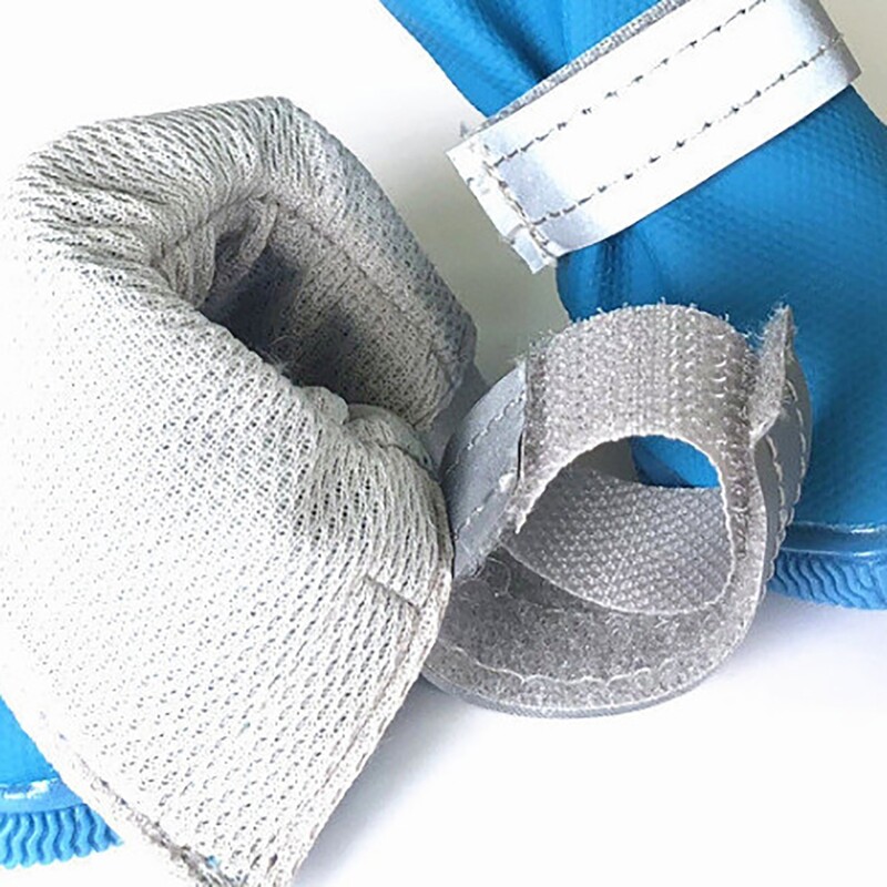 Šviesą atspindintys 4 vnt Batai naminiams gyvūnėliams nuo lietaus Neslysti Neperšlampami naminių šunų kačių batai nuo lietaus Batai šuniukų žieminiai batai sniego batai