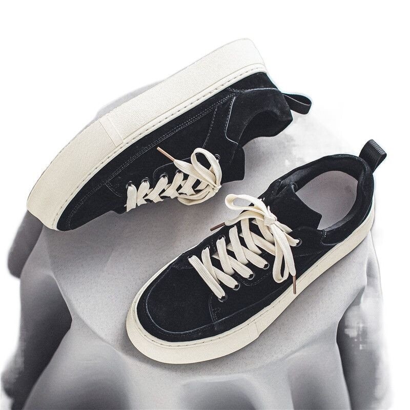 Sportiniai vyriški batai, 2023 m. pavasaris, nauji laisvalaikio drobiniai batai, vidinis sutvirtinimas, vyriška jaunimo tendencija Universalūs drobiniai batai