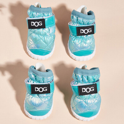 Pantofi de modă pentru câini, iarnă, calduri, impermeabile, antiderapante, pentru câini de talie mică, mari, pisici, chihuahua, teckel, yorkie, pantofi pentru animale de companie