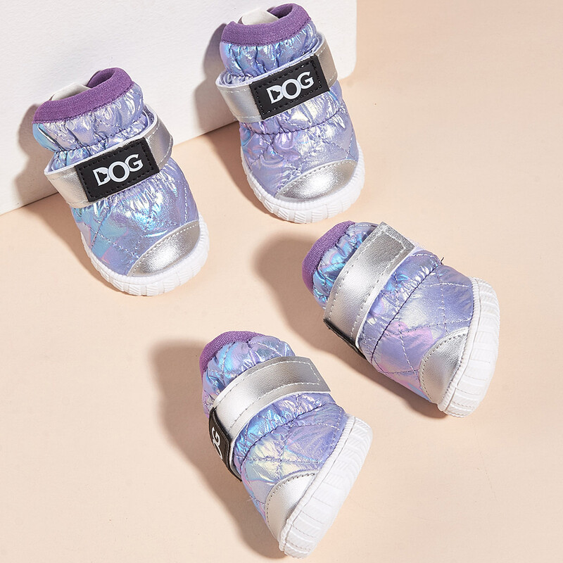 Pantofi de modă pentru câini, iarnă, calduri, impermeabile, antiderapante, pentru câini de talie mică, mari, pisici, chihuahua, teckel, yorkie, pantofi pentru animale de companie