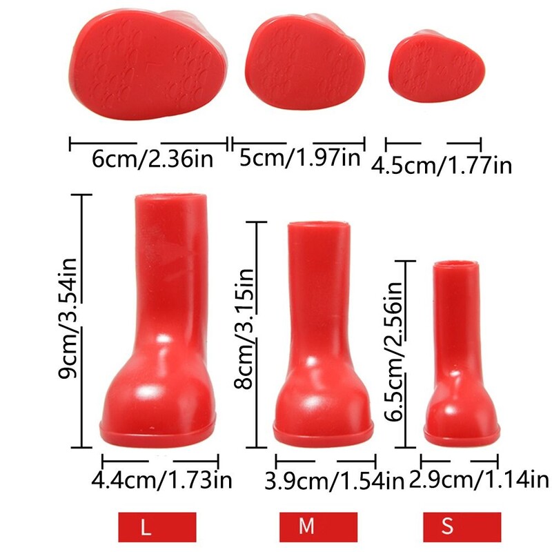 4 ks protišmykové topánky pre psov, nepremokavé, zabraňujú olizovaniu labiek, psí dažďové topánky, priedušné softshellové topánky pre domáce zvieratá, ochranné vonkajšie