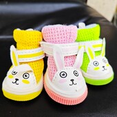 Vasaras karstā izpārdošana mājdzīvnieku suņu kurpes jauki Lāči kucēnu zābaki brīvā dabā Ikdienas taksis kedas Rotaļa mazs dzīvnieks Kaķu apavi Izejmateriāli