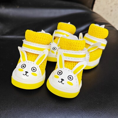 Vasaras karstā izpārdošana mājdzīvnieku suņu kurpes jauki Lāči kucēnu zābaki brīvā dabā Ikdienas taksis kedas Rotaļa mazs dzīvnieks Kaķu apavi Izejmateriāli