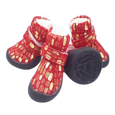 4 buc. Cizme confortabile pentru animale de companie, talpă moale, pantofi pentru câini, pantofi sport pentru câini