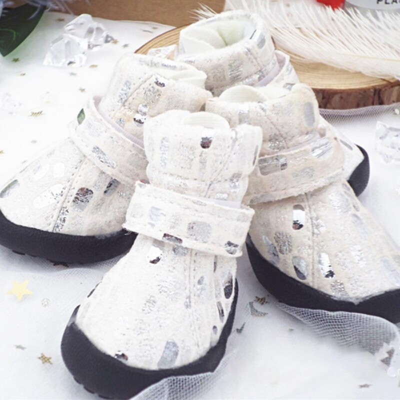 4 buc. Cizme confortabile pentru animale de companie, talpă moale, pantofi pentru câini, pantofi sport pentru câini