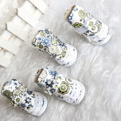 4 buc/set pantofi pentru câini cu imprimeu floral la modă, toamnă iarnă, pantofi pentru animale de companie din piele PU, cizme impermeabile anti-alunecare pentru câini pentru Chihuahua Teddy