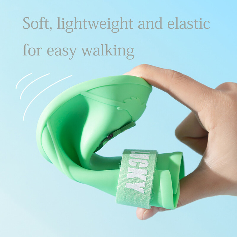 Vandeniui atsparus neslystantis guminis lietpatys naminiams gyvūnėliams, lauko batai, kulkšnies batai, naminių gyvūnėlių priedai, maži vidutiniai ir dideli šunys ir katės, 4 vnt.