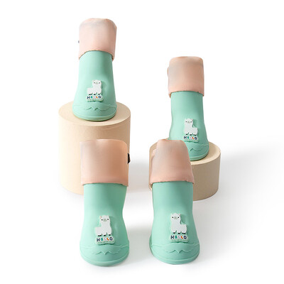 Pantofi de ploaie impermeabili pentru câini, pantofi anti-alunecare, cizme din silicon pentru chihuahua, șosete pentru încălțăminte de exterior, articole pentru animale de companie, 4 buc.