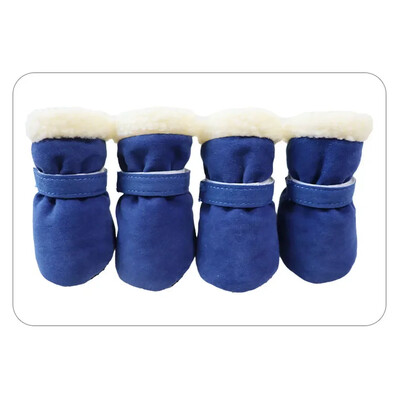Cizme pentru câini Pantofi pentru câini pentru câini de talie mică Chihuahua Protecții anti-alunecare pentru labe pentru animale de companie pentru zăpadă iarnă Cizme groase și calde pentru căței Accesorii pentru animale de companie
