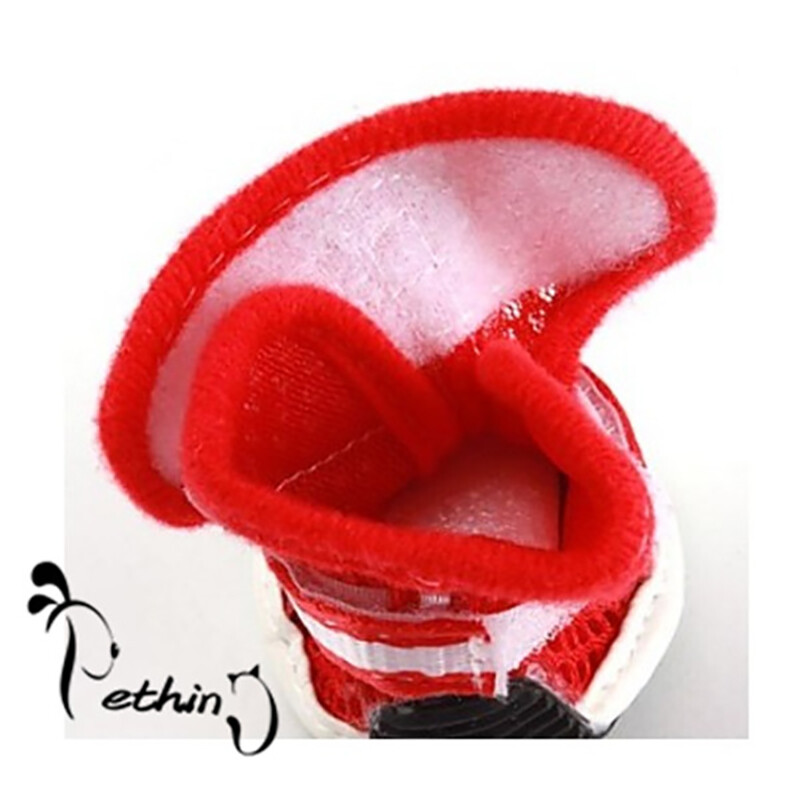 Pantofi de pisică pentru câini Pantofi confortabili drăguți, respirabili, modă pentru câini mici, cizme roșii de modă, pantofi respirabili, articole pentru animale de companie