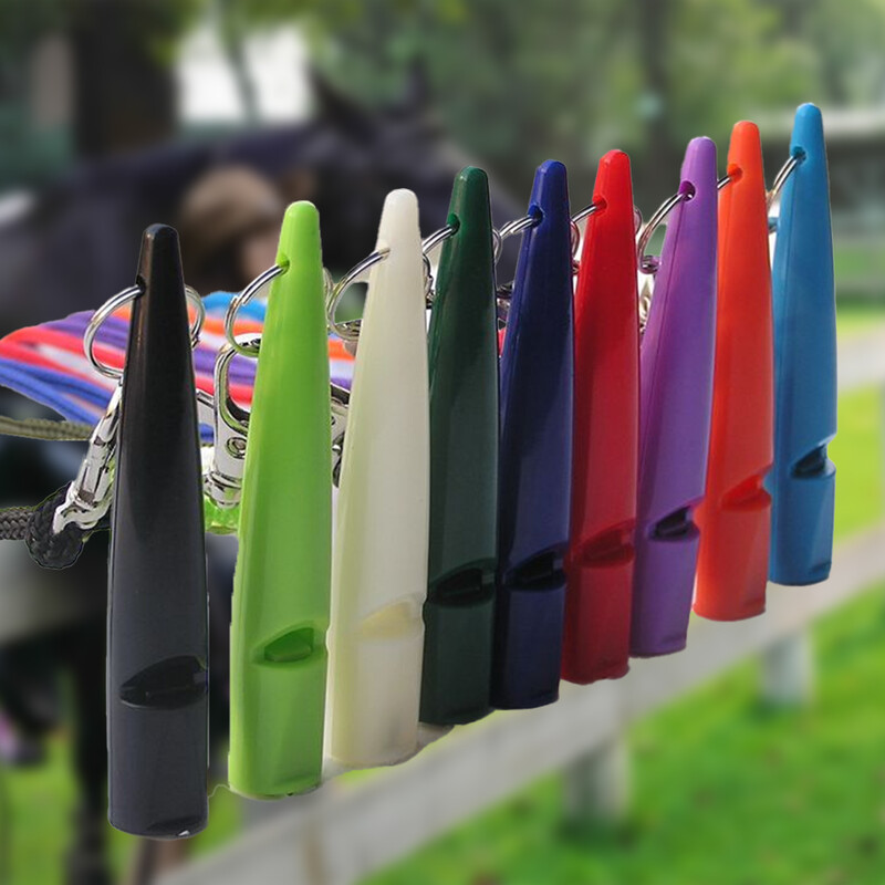 Nešiojamas naminių gyvūnėlių dresavimo švilpukas su dirželiu naminių gyvūnėlių reikmenims šunims arkliams, avims balandžiams