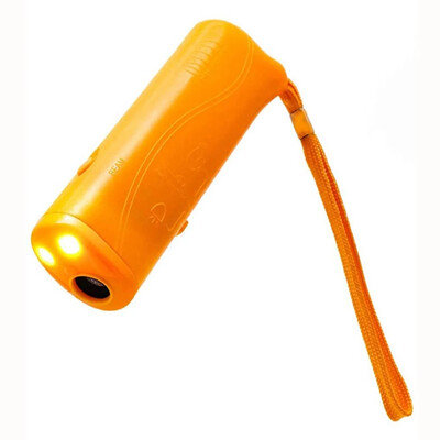 Mājdzīvnieku riešanas aizturētājs 3 vienā suņu svilpes pret riešanu ierīce Ultraskaņas suņu atbaidītājs riešanas kontroles apmācības rīks ar gaismu